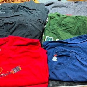6 3xl and 3xlt shirts mixed brands no rips or tears good condition